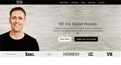 Desktop Screenshot of davidhenzel.com